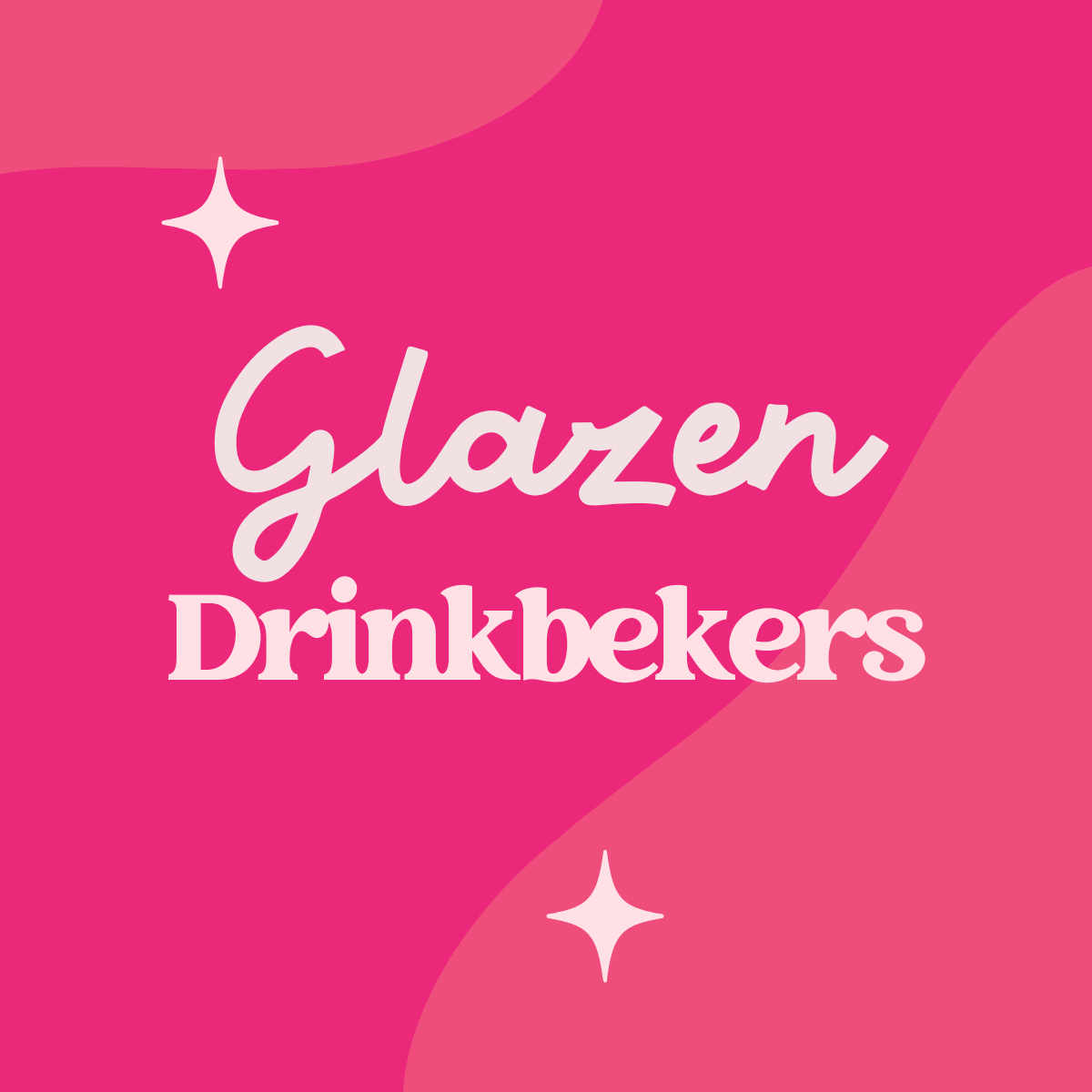 Glazen Drinkbekers