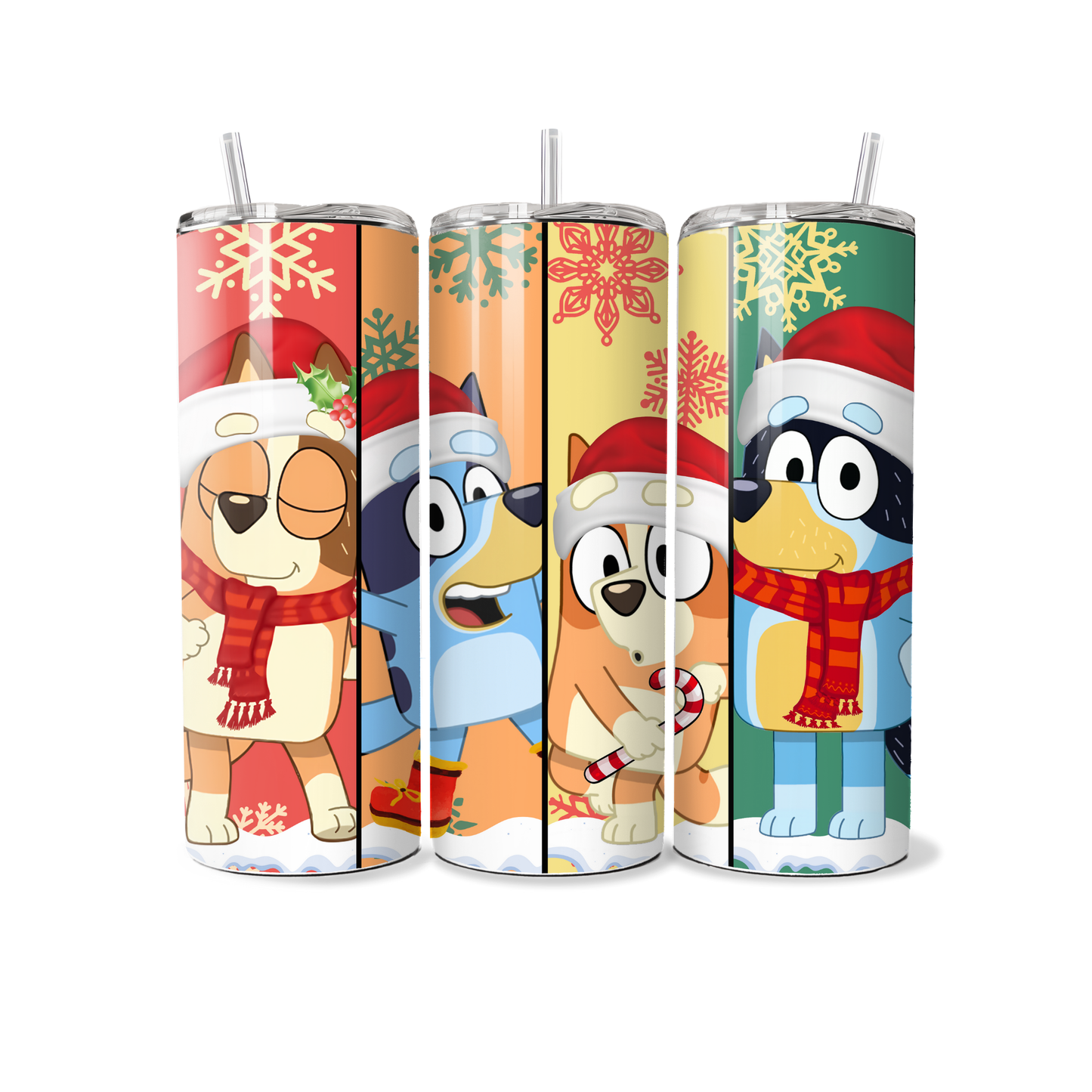 Blaue Weihnachten - Becher