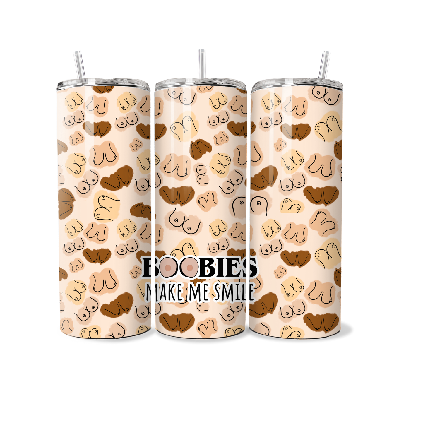 Brüste bringen mich zum Lächeln - Tumbler