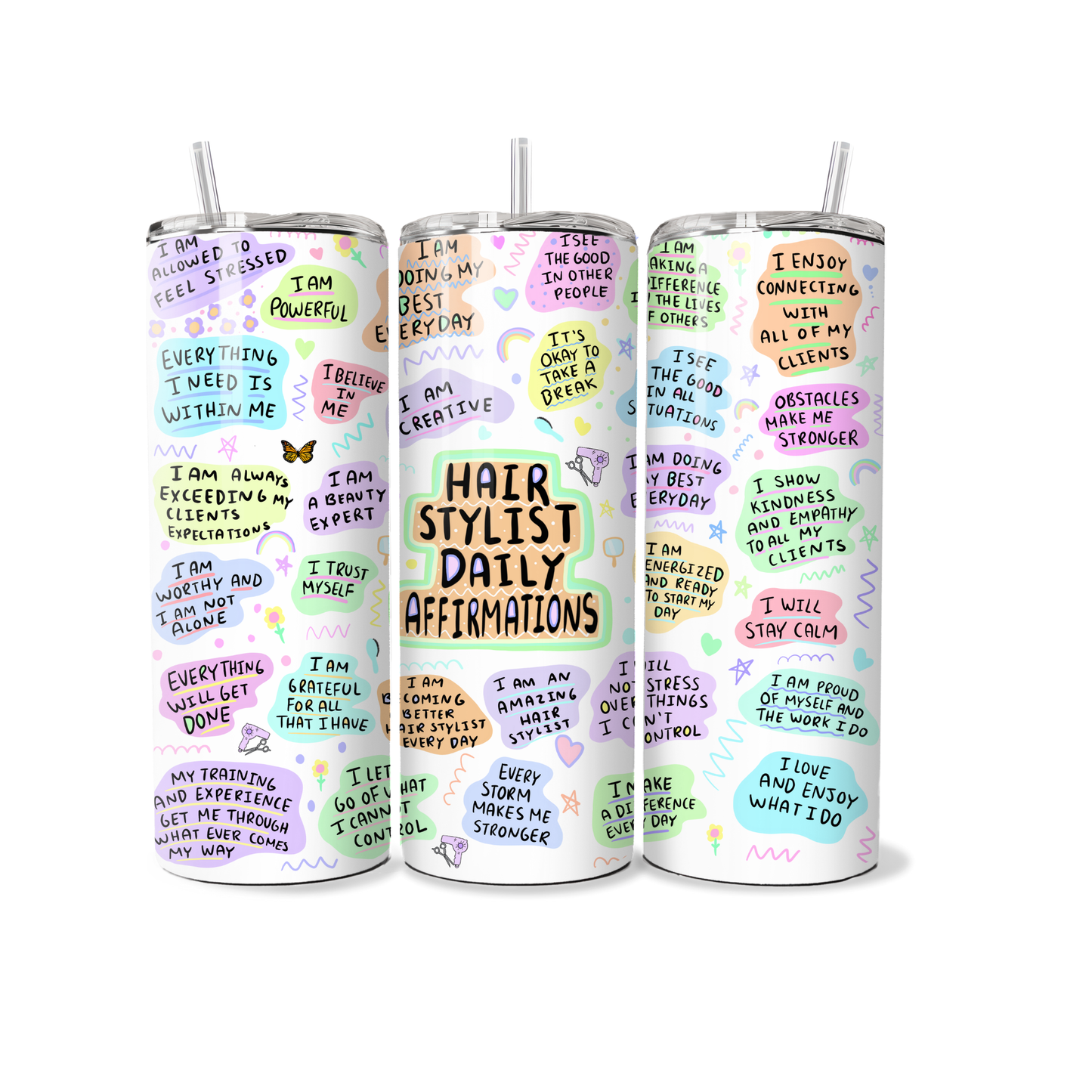 Affirmations - Hairdresser - Tumbler