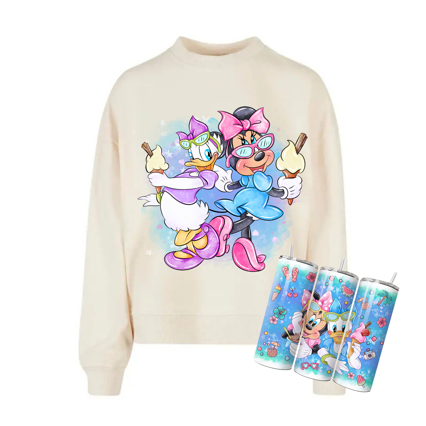 Retro Bestie Ice Cream Sweater – Classic Fit