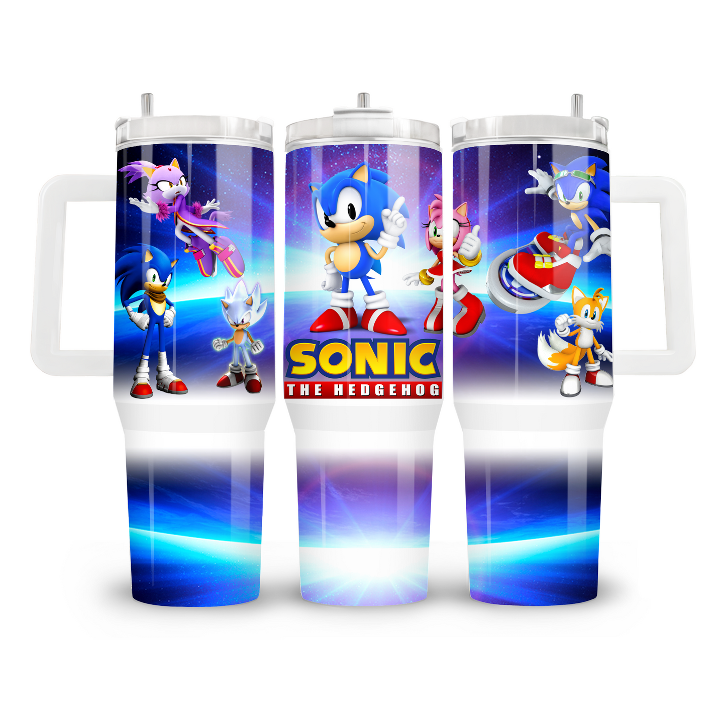 40oz tumbler met handvat - Sonic