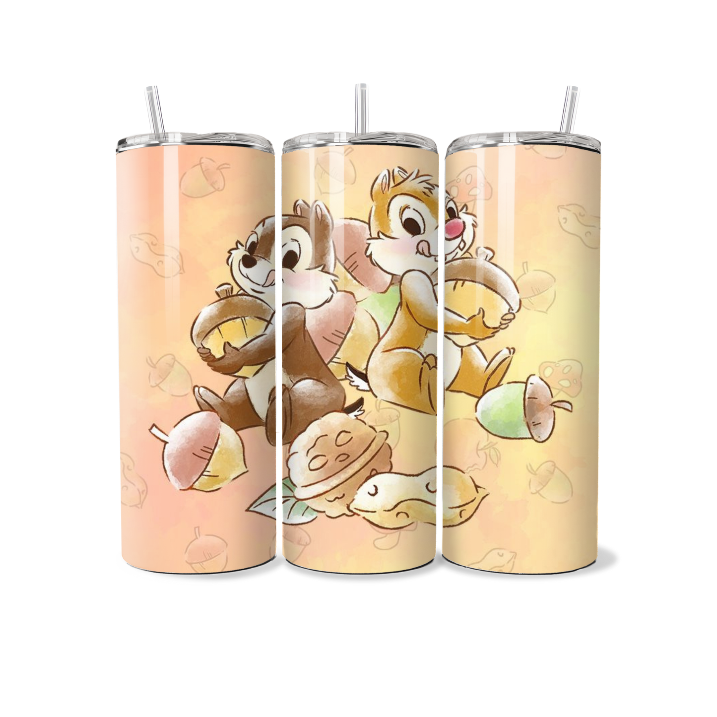 Chip βn Dale / Knabbel & Babbel Tumbler 20oz β Cozy Autumn Vibes