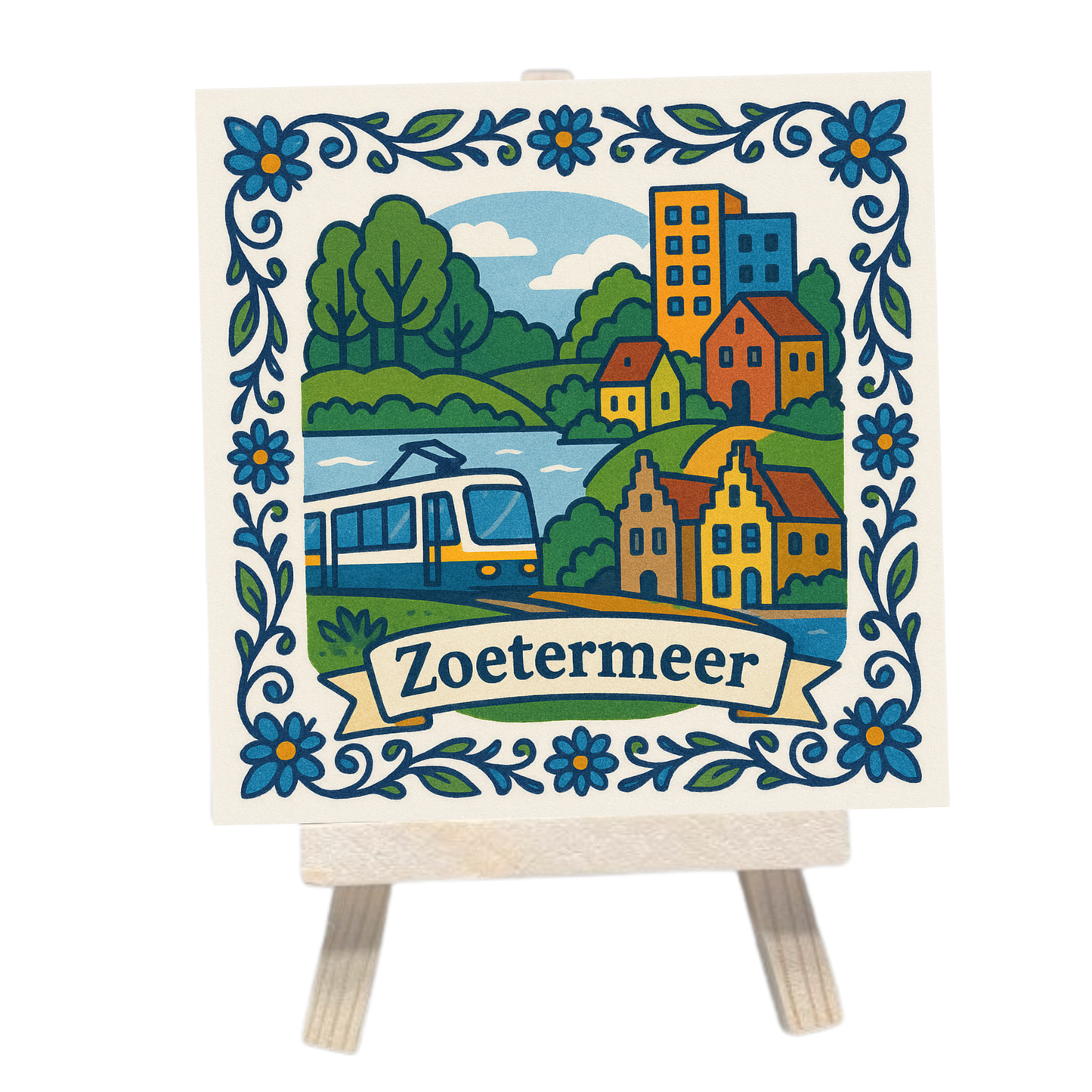Jouw dorp (of stad) op een tegeltje!