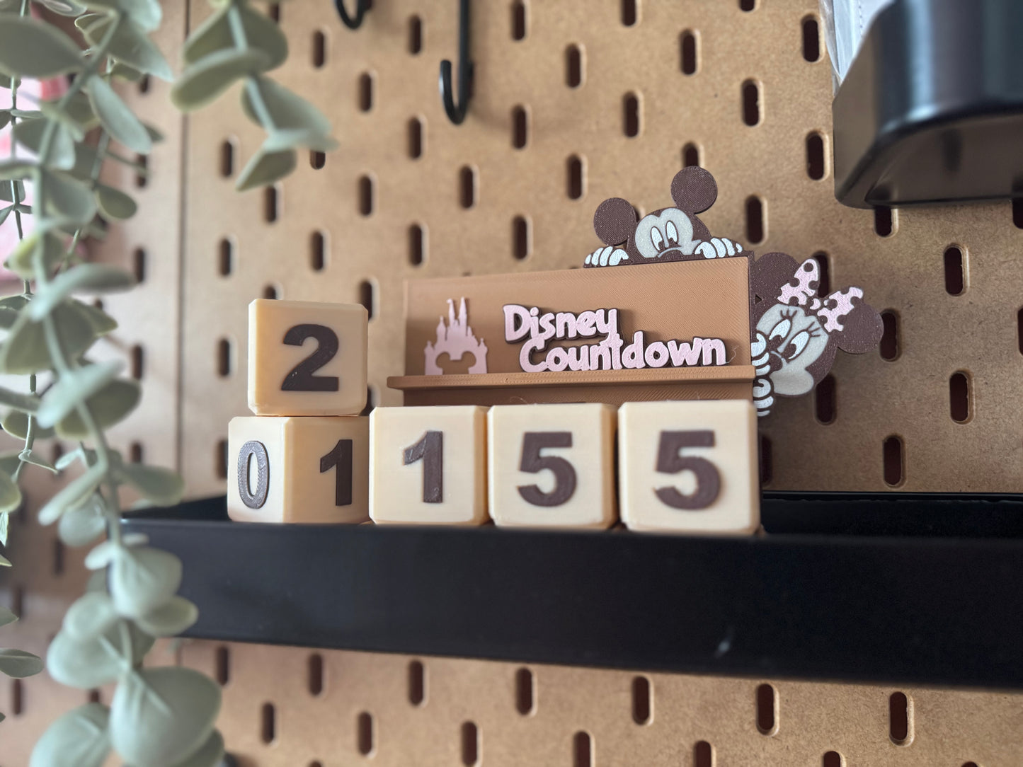 Disney-inspired Countdown – 3D-geprinte aftelkalender voor je magische reis