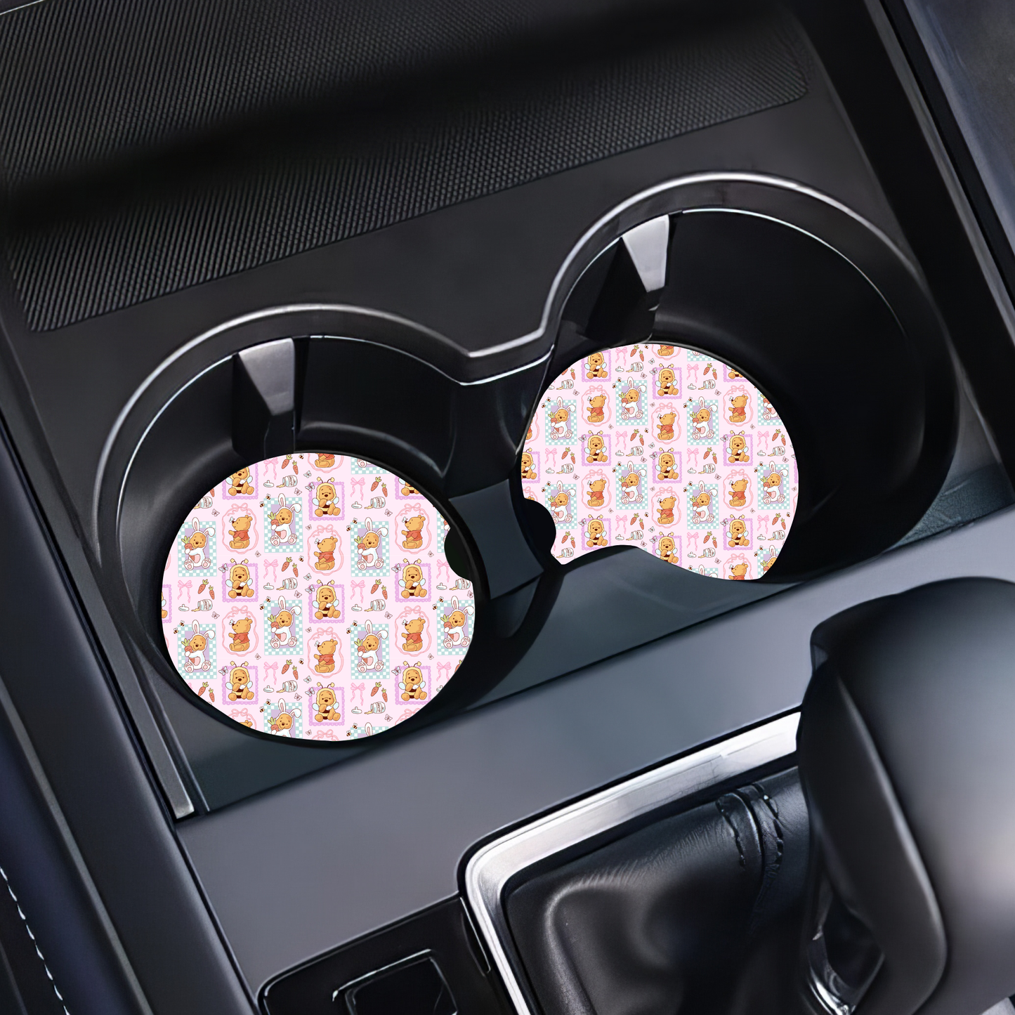 Car Coasters Pooh (Set van 2)