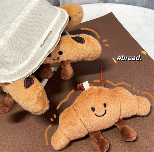 Sleutelhanger Kawaii Croissant or Baquette