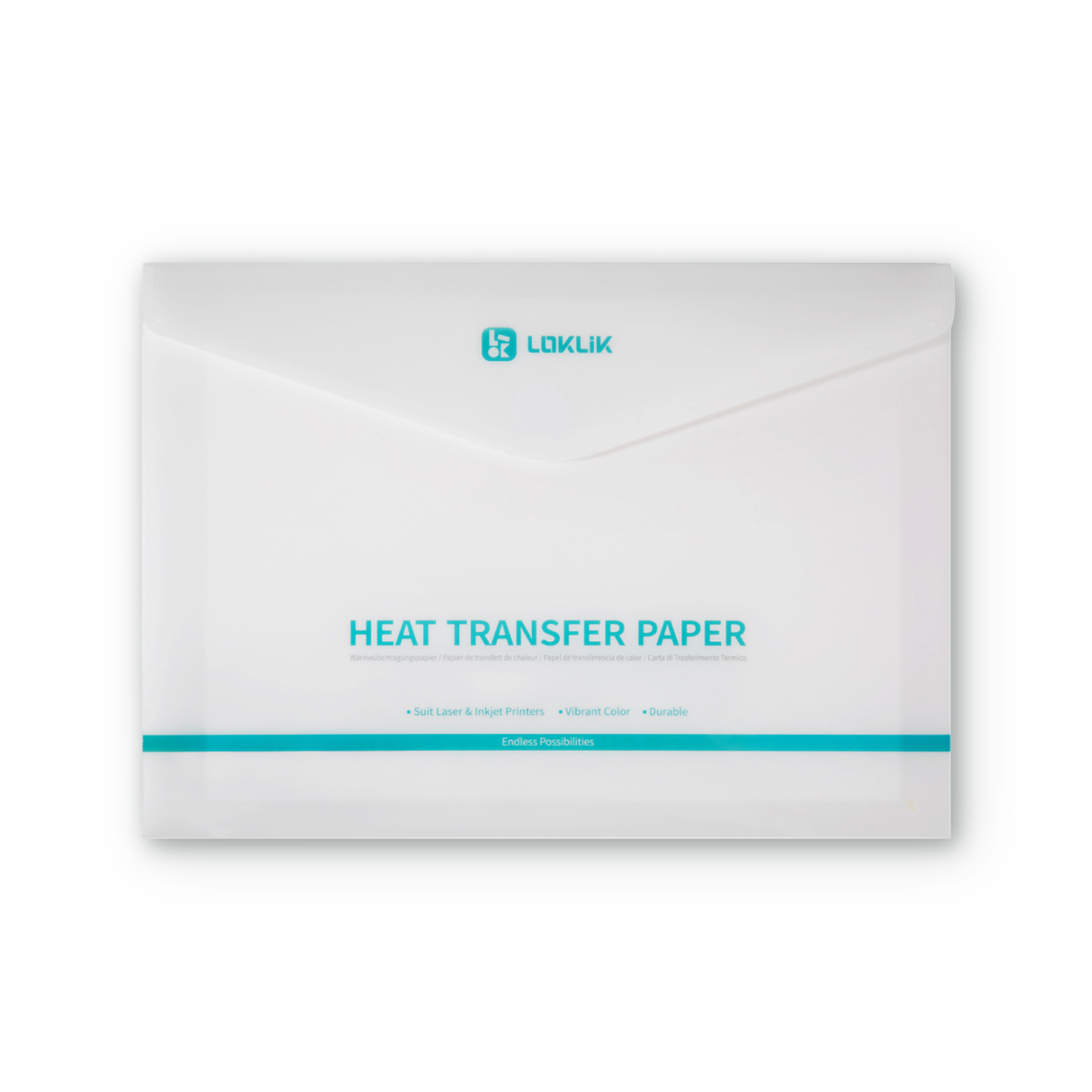 LOKLiK transferpapier - donkere stoffen - 8 vellen
