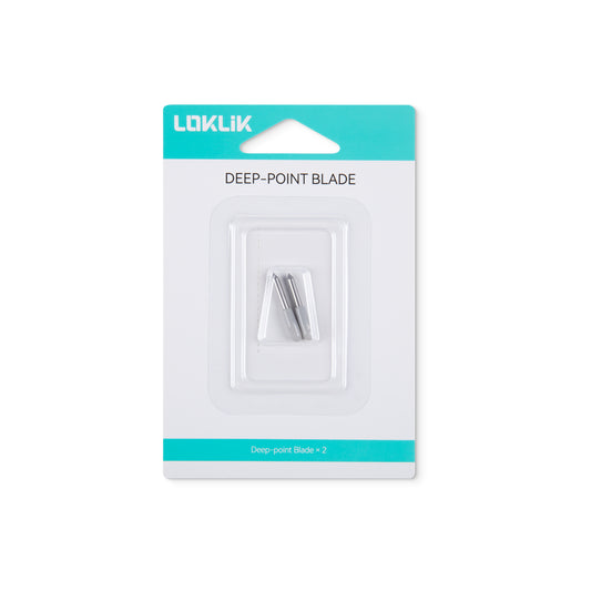 LOKLiK iCraft™ Deep Point Messer - 2er-Pack