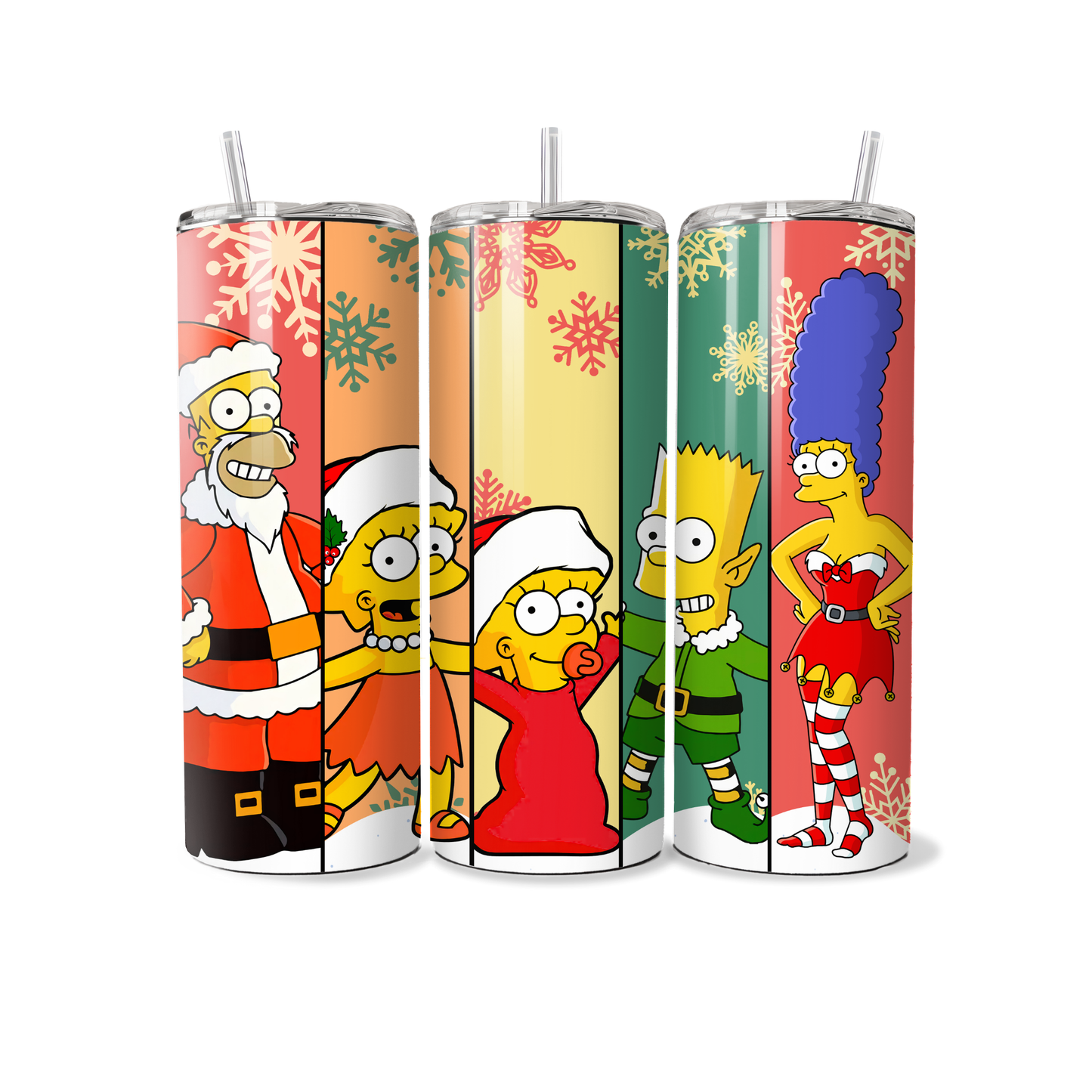 Simpsons Christmas - Tumbler