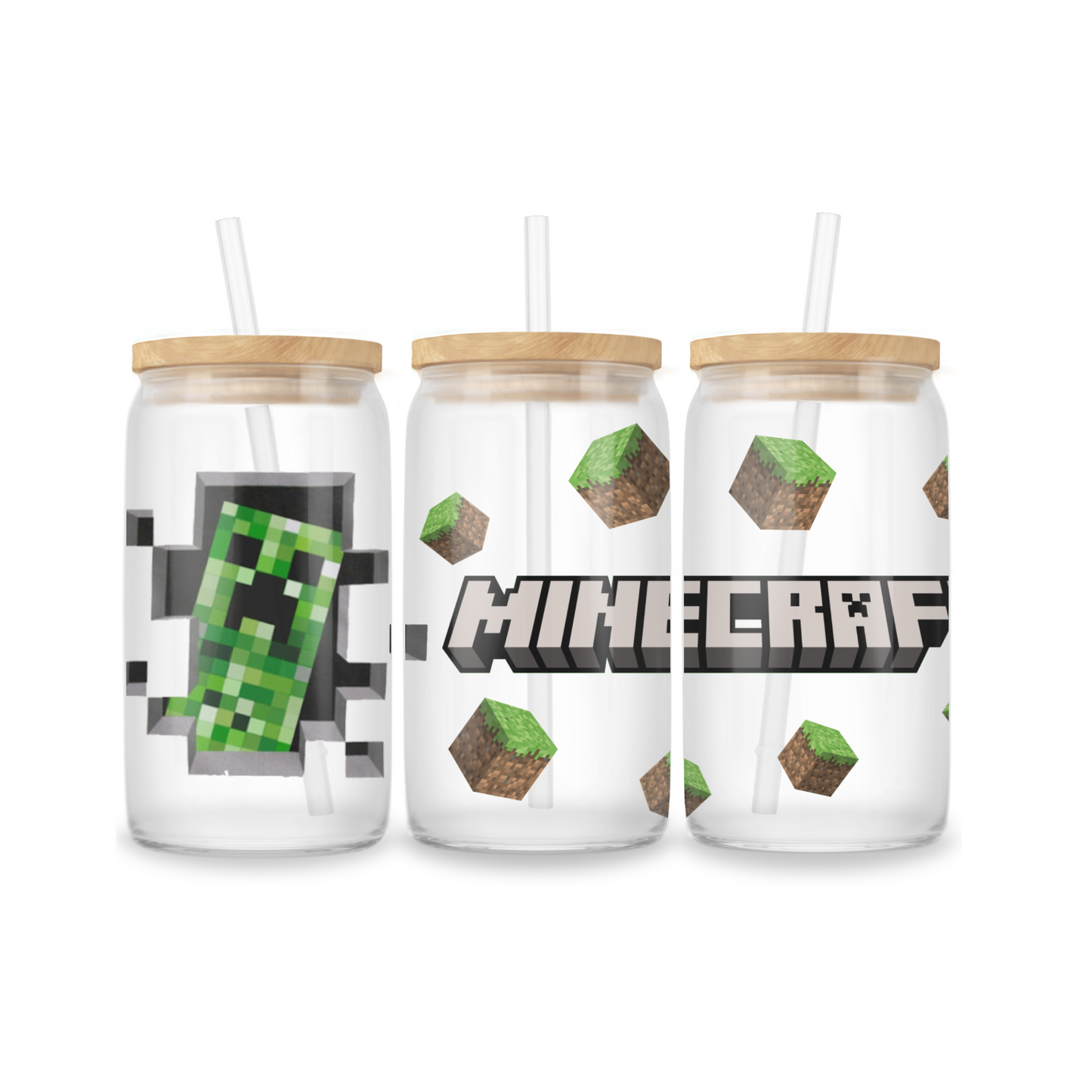 Glazen drinkbeker - Blocks