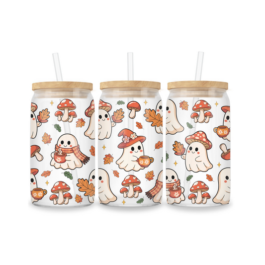 Glazen drinkbeker - Halloween