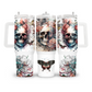 40oz tumbler met handvat - Gothic Skull