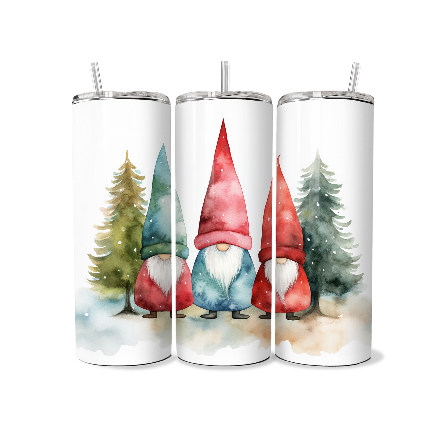Gnomes - Christmas - Winter - Tumbler