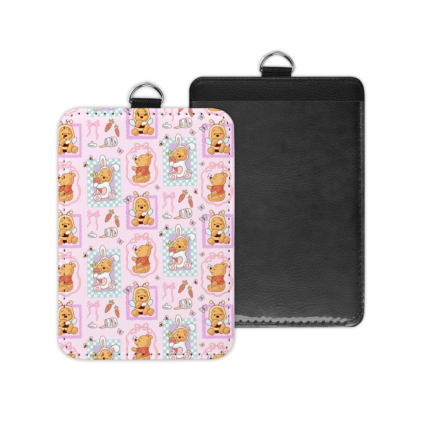 Badge Holder / ID Kaarthouder – Inclusief Keycord Pooh Bear