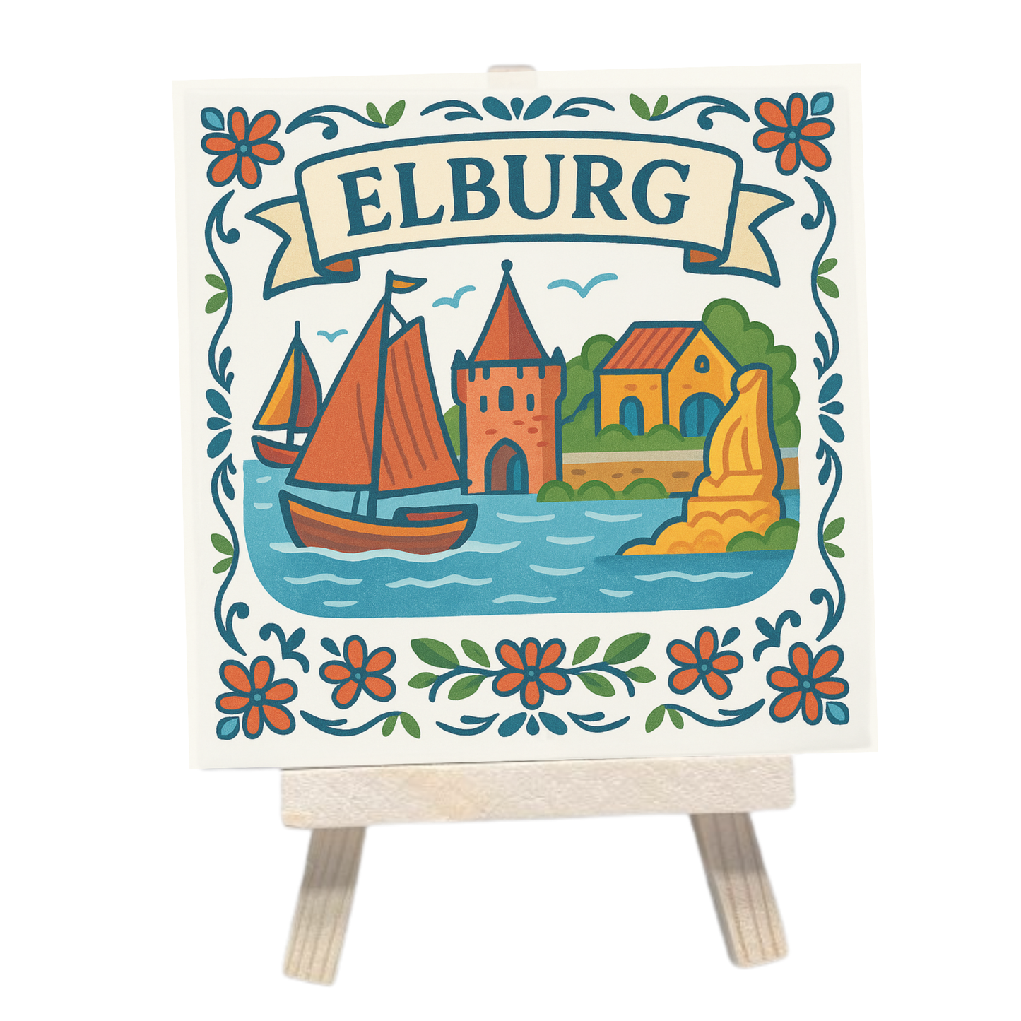 Jouw dorp (of stad) op een tegeltje!