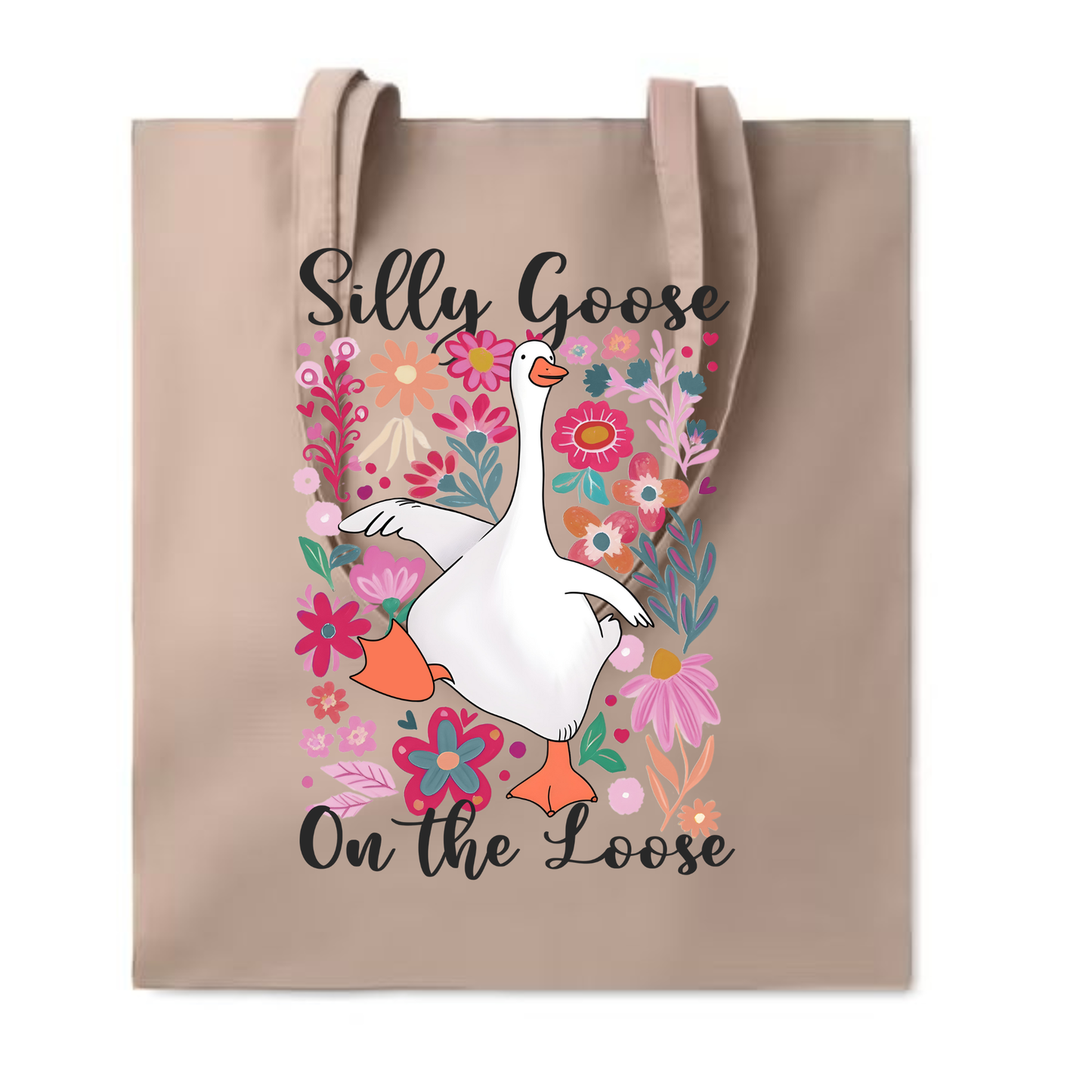 Katoenen Boodschappentas met Vrolijke Print