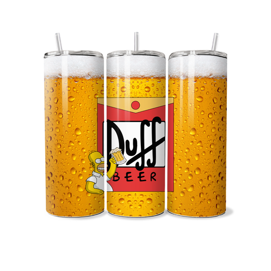 The Simpsons - Duff Beer - Duff Bier - Tumbler