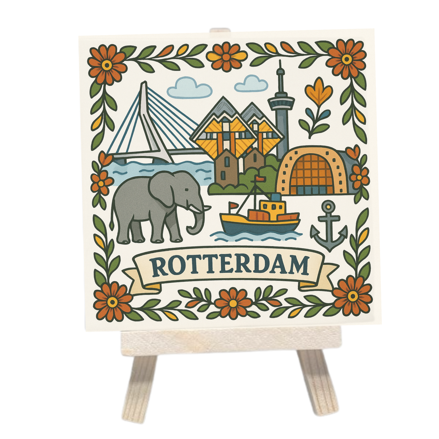 Jouw dorp (of stad) op een tegeltje!