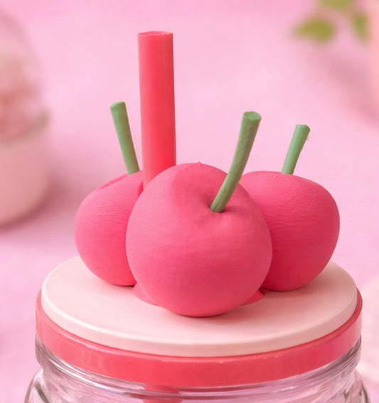 🍒 Kersen Topper voor 16oz Libby Glass – 3D Geprint 🍒