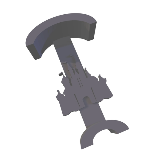 Muurhaak voor Loungefly tas en oren Kasteel