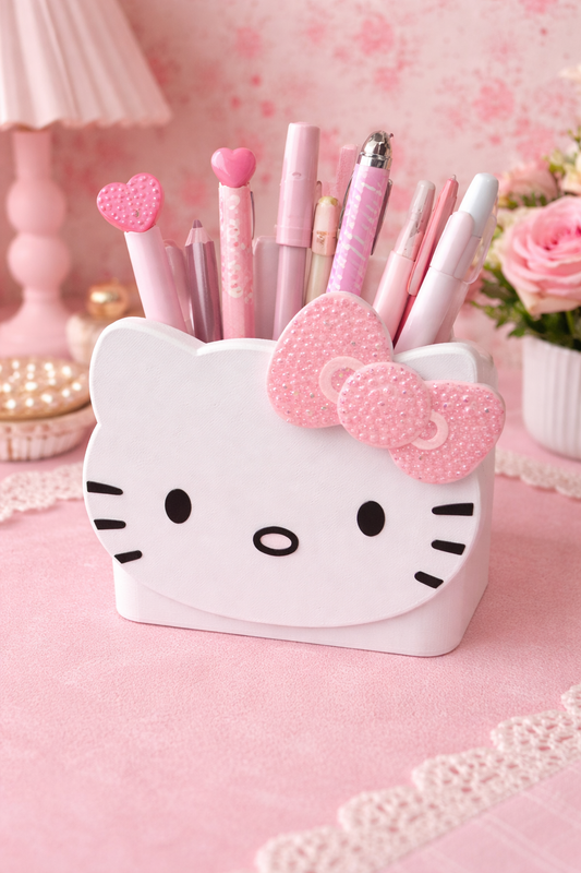 3d Geprinte Hello Kitty Pennenbak