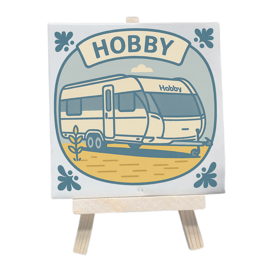 Jouw caravan op een tegeltje!