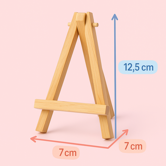 Houten tegelhouder – Kleine ezel 12,5 cm hoog