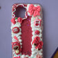 🍓🎀 Luxe Kawaii Decoden Telefoonhoesje – Strawberry Dream 🎀🍓