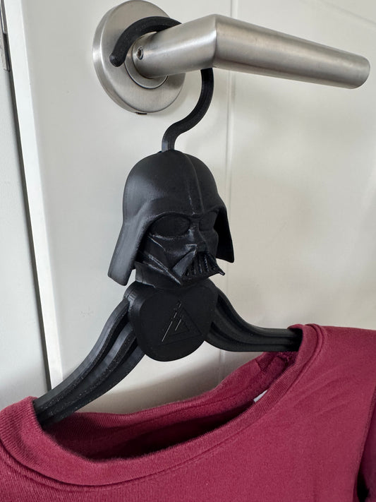 3D Geprinte Kledinghanger – Darth Vader Design