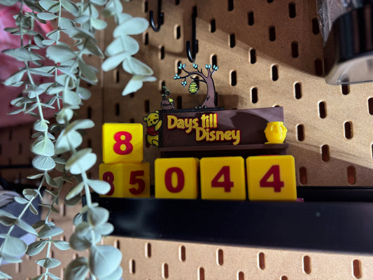 Pooh-inspired Countdown – 3D-geprinte aftelkalender voor magische reizen