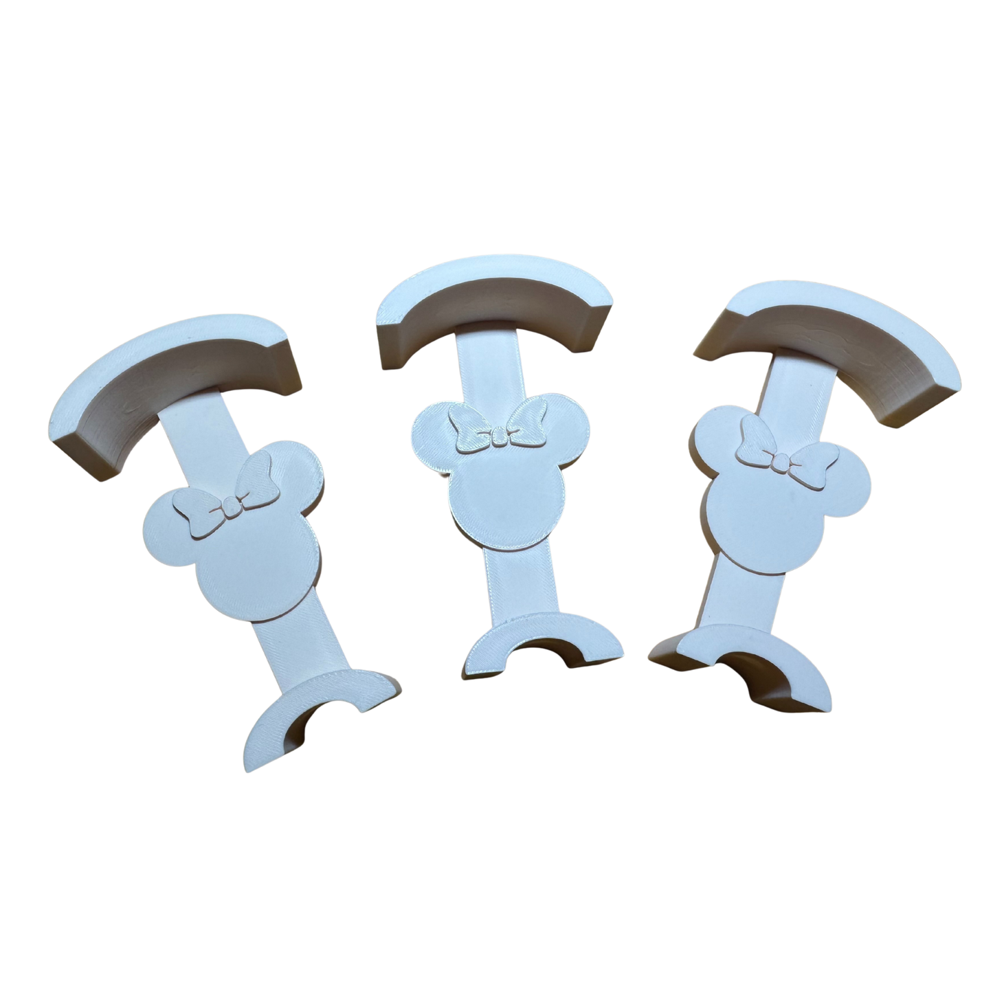 Muurhaak 3x voor Loungefly tas en oren Minnie