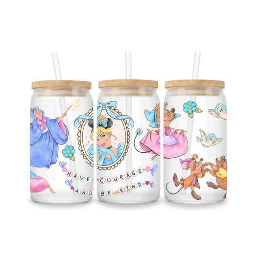 Glazen Iced Coffee Cup 16oz - Princess C