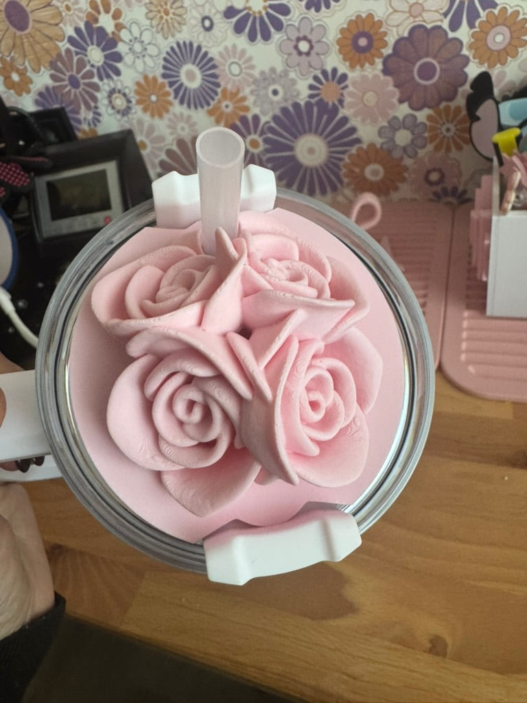 3D Geprinte Rozen Stanley Topper – Girly Pink