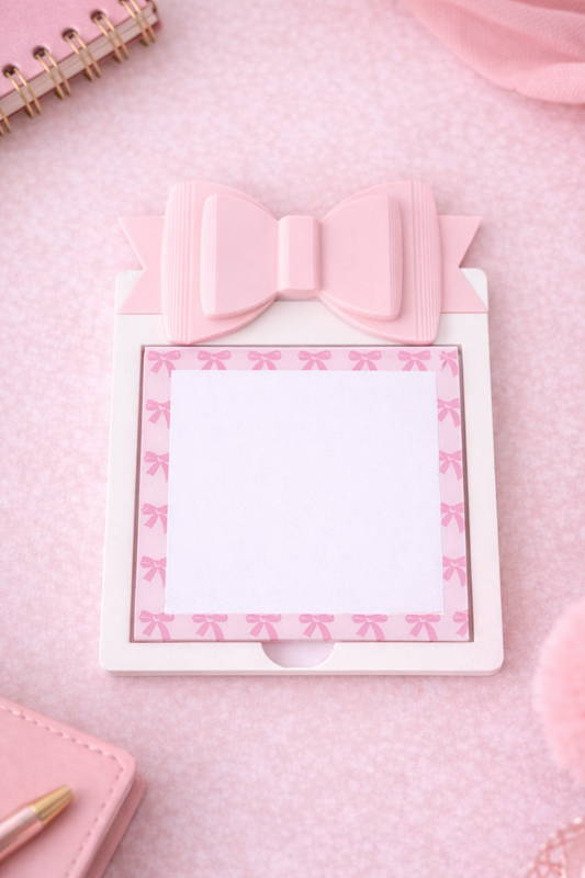 Sticky Note Holder met Strik – €9,95