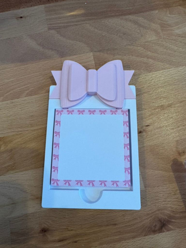 Sticky Note Holder met Strik – €9,95