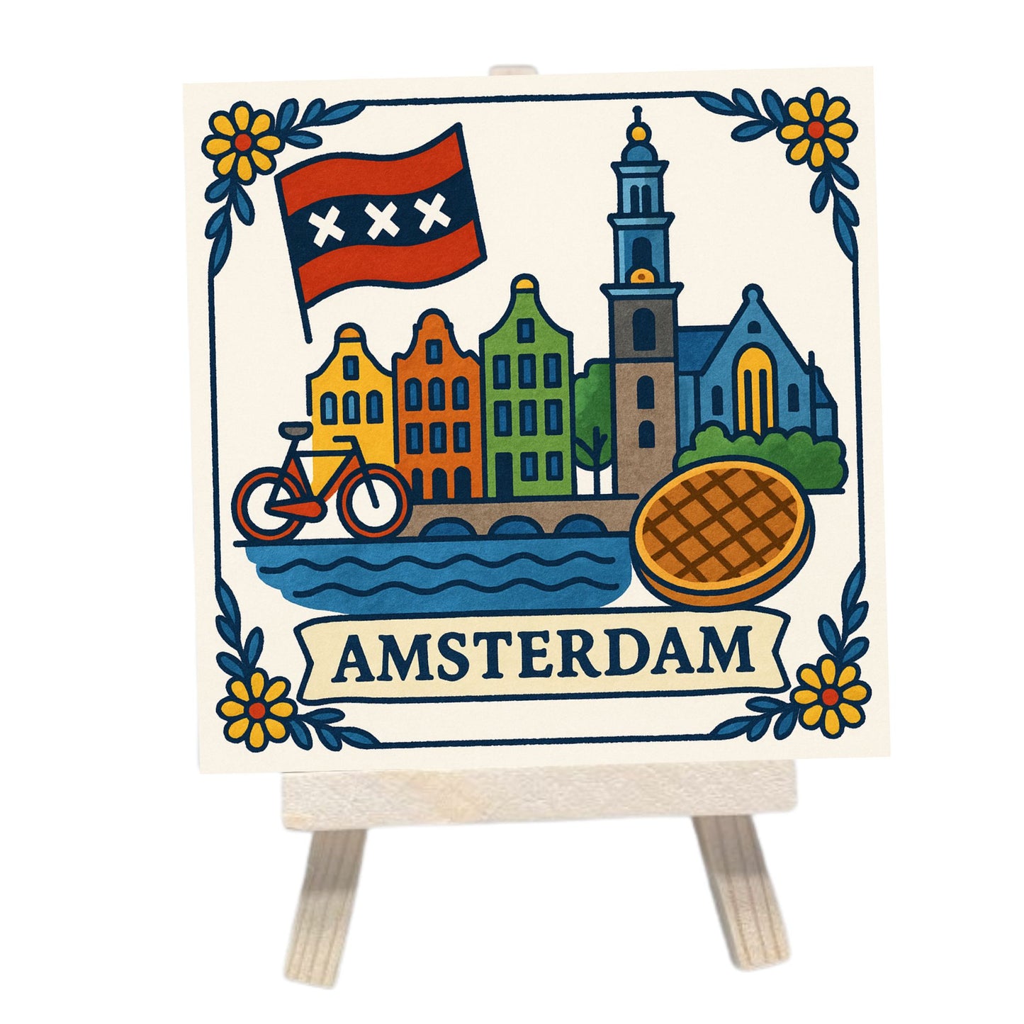 Jouw dorp (of stad) op een tegeltje!