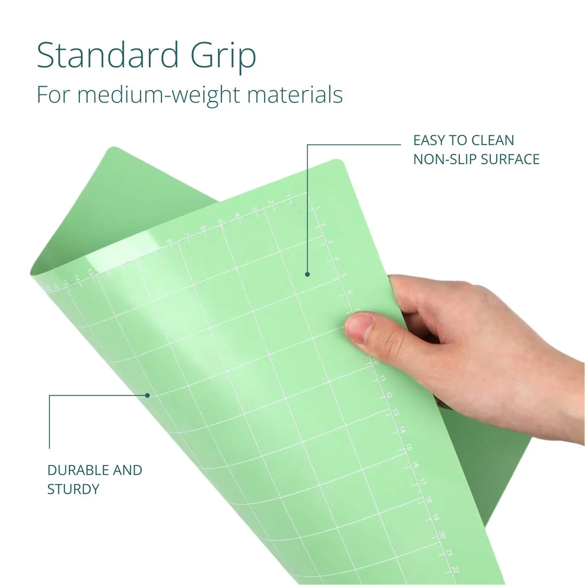 LOKLiK Cutting Mat 3 Pieces - Green Standard Adhesion