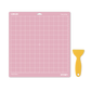 LOKLiK Cutting Mat 3 Pieces - Pink Fabric Stitching