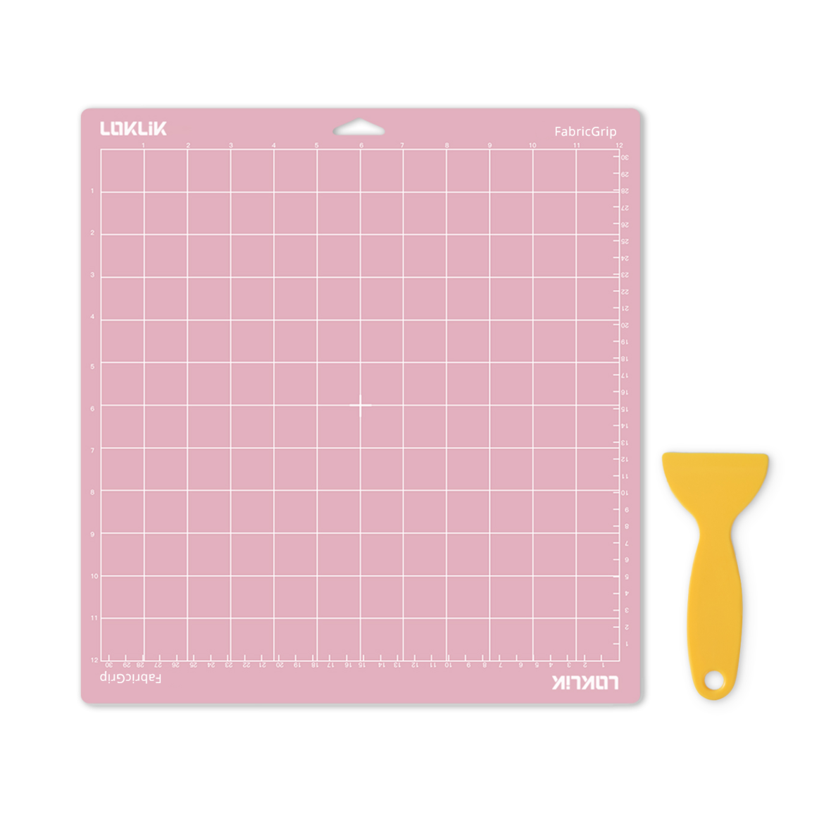 LOKLiK Cutting Mat 3 Pieces - Pink Fabric Stitching