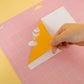 LOKLiK Cutting Mat 3 Pieces - Pink Fabric Stitching