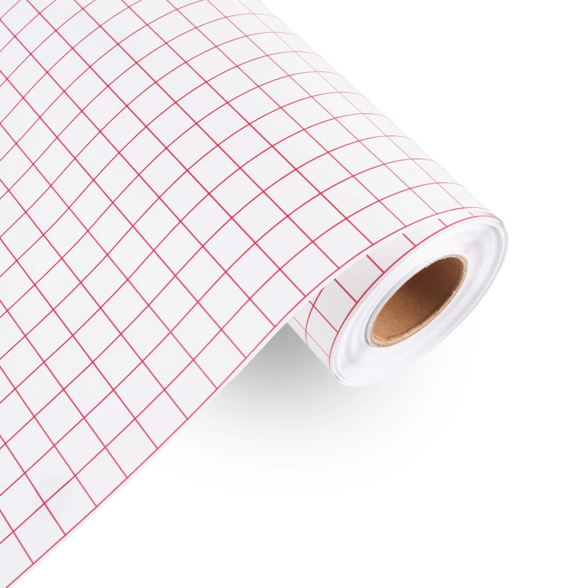 LOKLiK Transfer Tape with Grid Roll - Red - 30 x 1500 cm