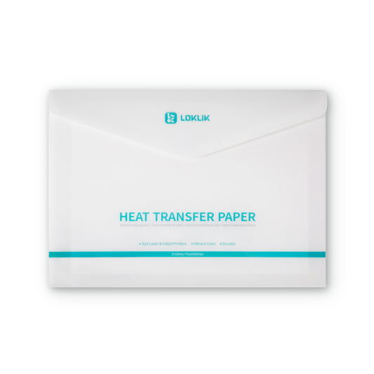 LOKLiK transferpapier - lichte stoffen - 8 vellen