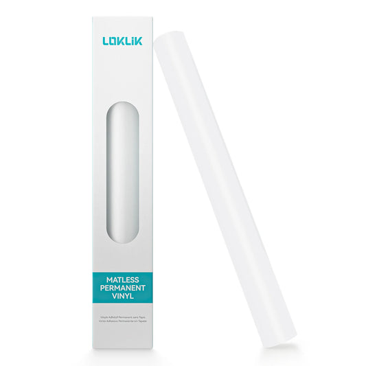 LOKLiK Matless Permanent Adhesive Vinyl - Matte - 33 x 305 cm