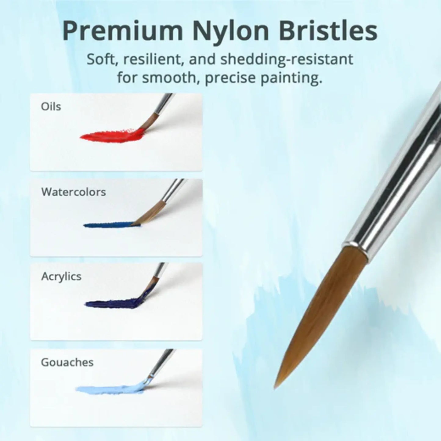 LOKLiK Miniature Paint Brushes set