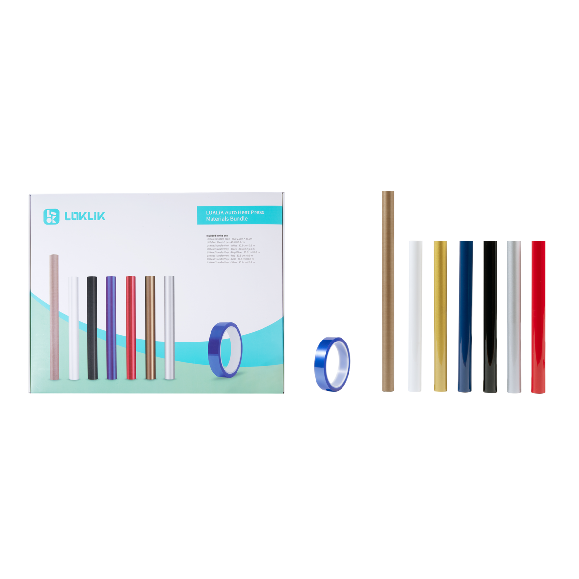 LOKLiK Starter Kit for Auto Heat Press