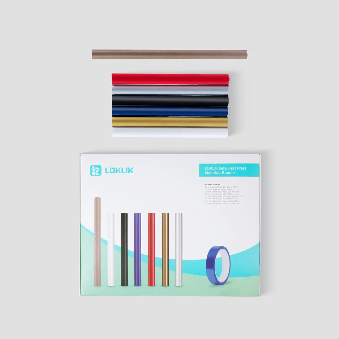 LOKLiK Starter Kit for Auto Heat Press
