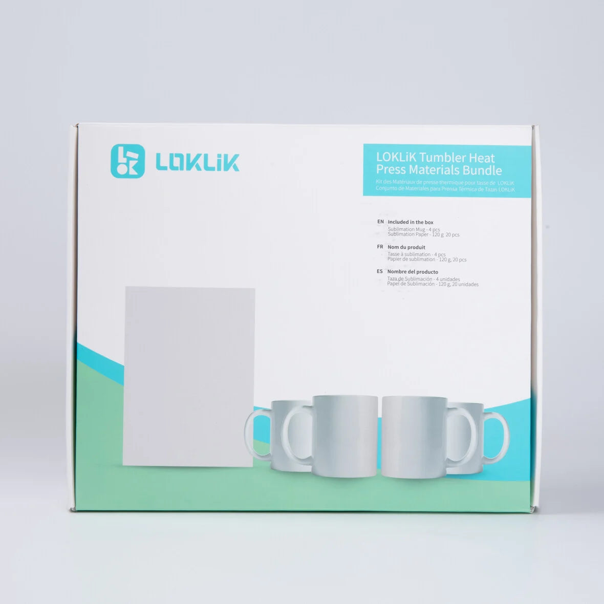 LOKLiK Starter Kit for Auto Tumbler Heat Press