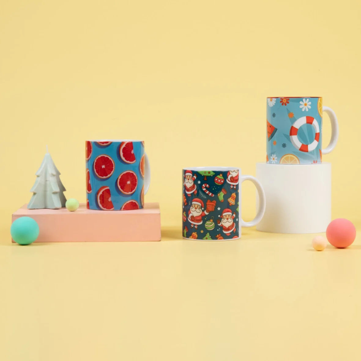 LOKLiK Sublimation Mugs - Blank - 325 ml - Pack of 6